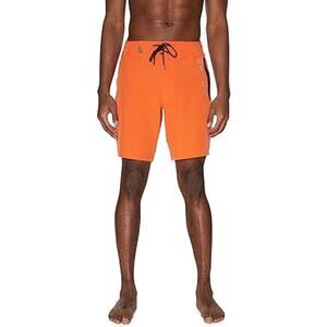 Spyder Men's Standard 9" Solid Hybrid Board Shorts-Orange-Size X-Large-NWT-C10